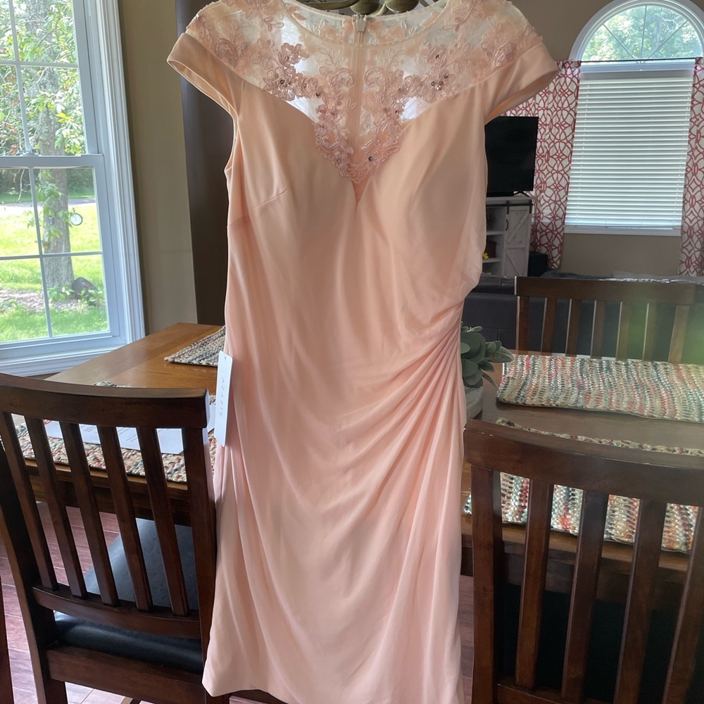 Pearl Pink Sparkling Azaize Dress